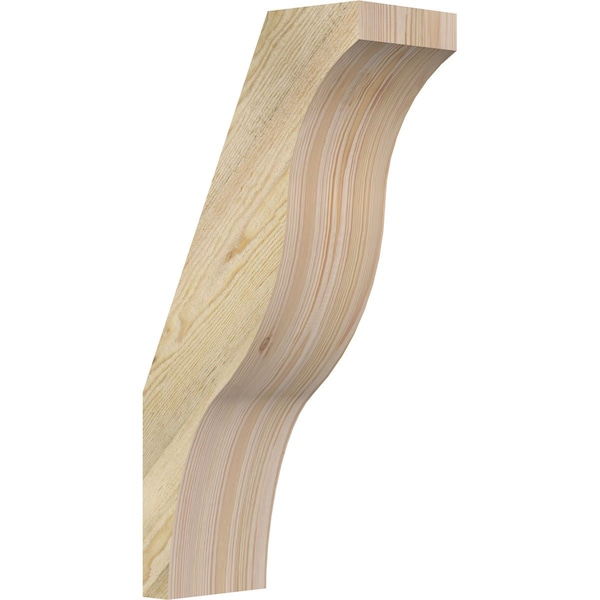 Ekena Millwork 6"W x 12"D x 24"H Funston Rough Sawn Knee Brace, Douglas Fir BRC06X12X24FST00RDF - main